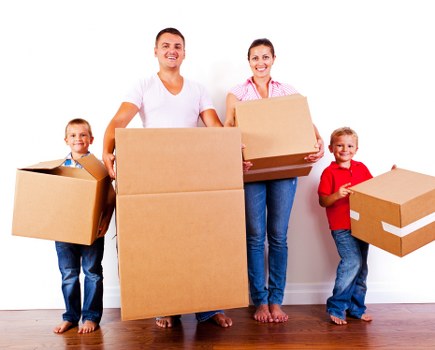 House removals planning in Mottingham with moving boxes and local streets