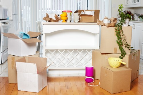 Finished office setup after office removals in Mottingham